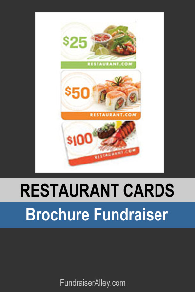 Restaurant Cards Brochure Fundraiser