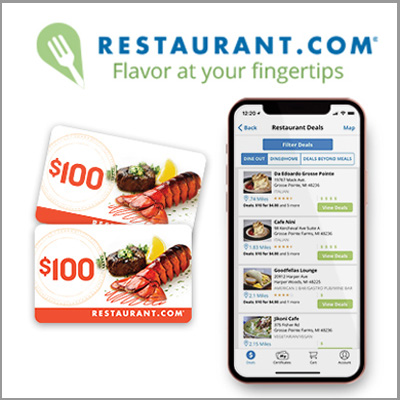 $100 Restaurant Card for Fundraising
