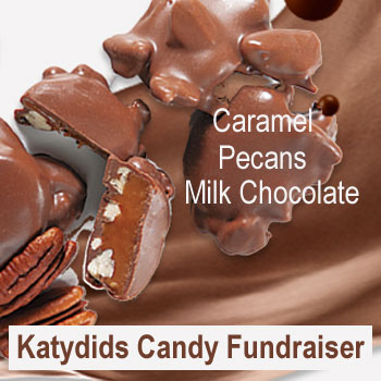 Caramel, Pecans, Milk Chocolate - Katydids Candy Fundraiser