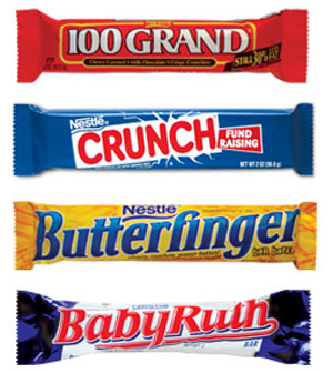 Nestle Candy Bars