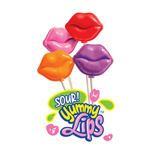 Sour Yummy Lips Lollipops for Fundraising