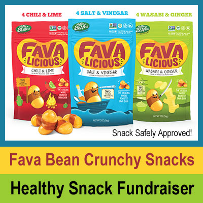 Fava Beans Crunchy Snacks, Healthy Snack Fundraiser