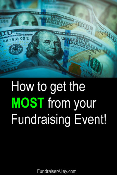 How to Get the Most from your Fundraising Event