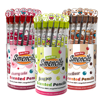 Soda Shop Scented Pencils for Fundraising