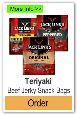 Beef Jerky Bags - Teriyaki Flavor