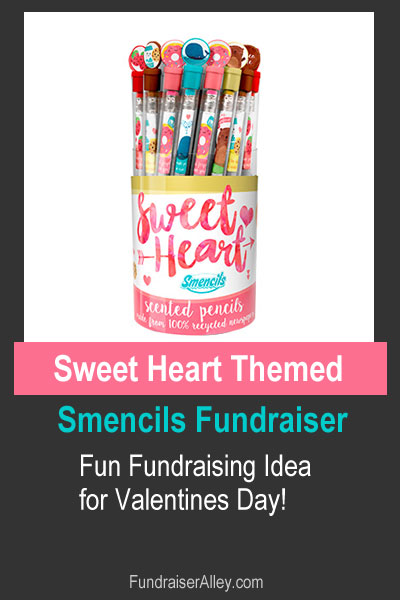 Sweet Heart Themed Smencils Fundraiser, Fun Fundraising Idea for Valentine's Day