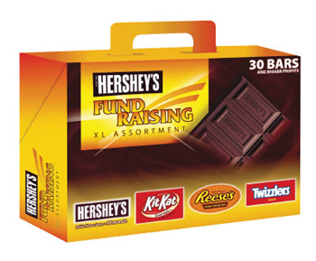 Hershey's XL Assortment Candy Bar Fund Raising Kit