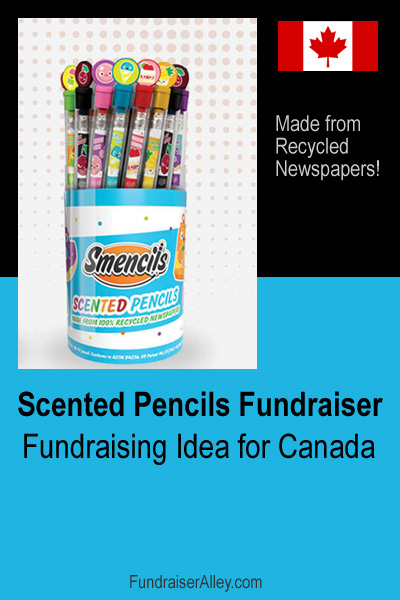Scented Pencils Fundraiser, Fundraising Idea for Canada