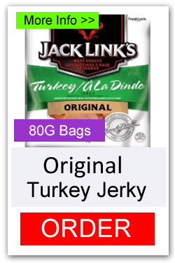 80g Original Turkey Jerky Bags - Info/Order