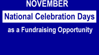 How to Use November National Celebration Days as a Fundraising Opportunity