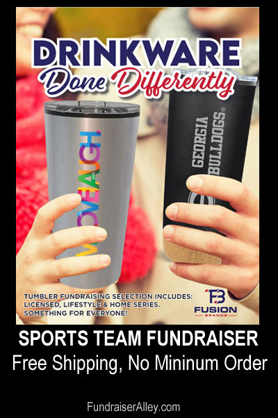 Drinkware Done Differently, Sports Team Fundraiser, Free Shipping, No Minimum Order