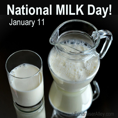 National Milk Day, January 11, Fundraising Ideas