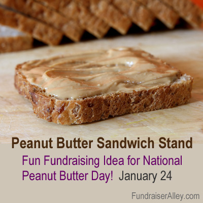 Peanut Butter Sandwich Stand Fundraiser