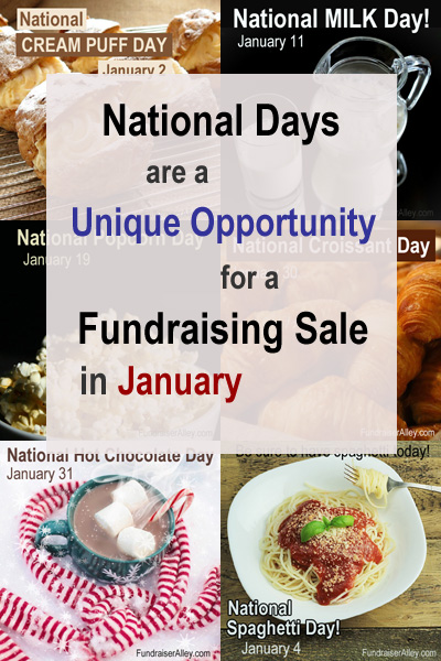 National Days are a Unique Opportunity for a Fundraising Sale in January