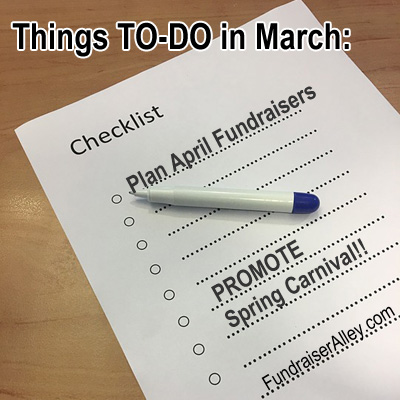 March TO-DO List