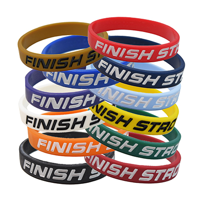Finish Strong Wristbands for Fundraising