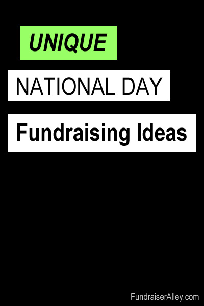 Unique National Day Fundraising Ideas