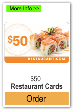 $50 Restaurant Cards