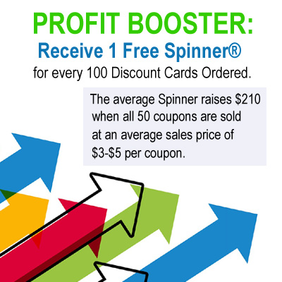 Profit Booster - Receive 1 Free Spinner with every 100 cards ordered