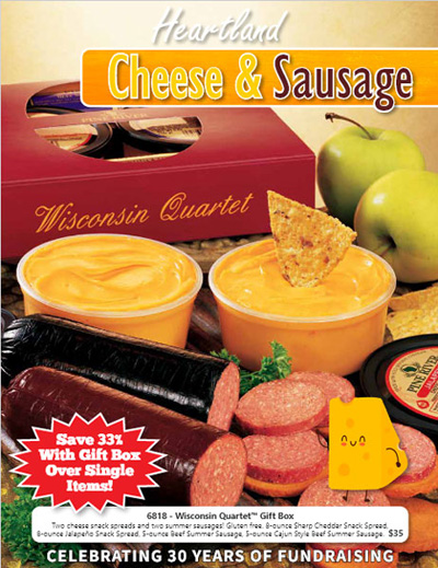 Heartland Cheese and Sausage Brochure Fundraiser