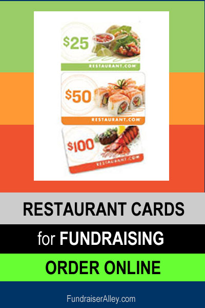 Restaurant Cards for Fundraising, Order Online