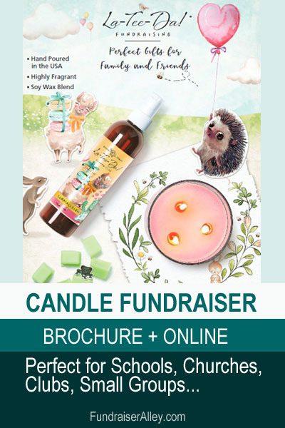 Candle Fundraiser, Brochure + Online
