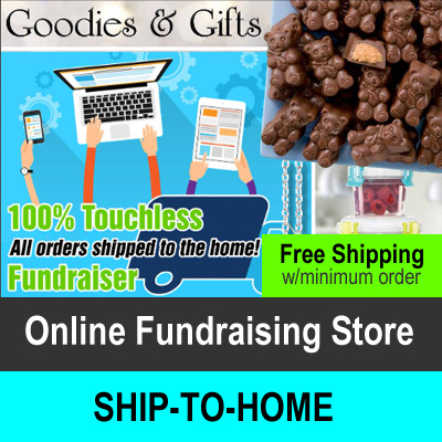 Online Fundraising Store, Ship-to-Home, Free Shipping