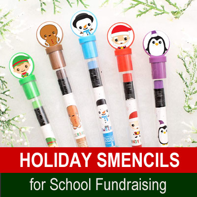 Holiday Smencils for School Fundraising