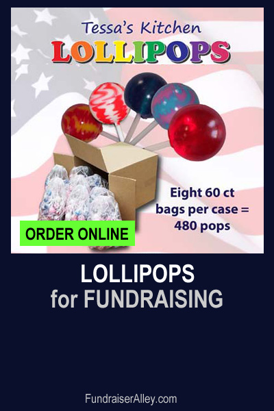 Tessas Kitchen Lollipops for Fundraising, Order Online