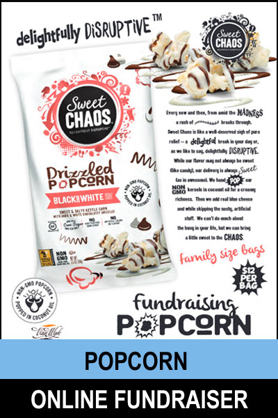 Sweet Chaos Popcorn Online Fundraiser