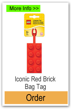 Iconic Red Brick Bag Tag