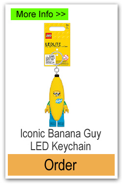 Iconic Banana Guy LED Keychain