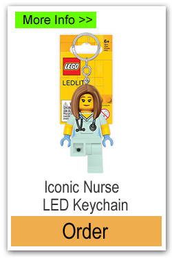 Iconic Nurse LED Keychain