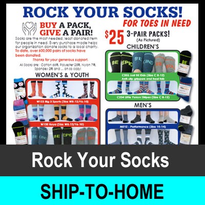 Socks Ship-to-Home Fundraiser