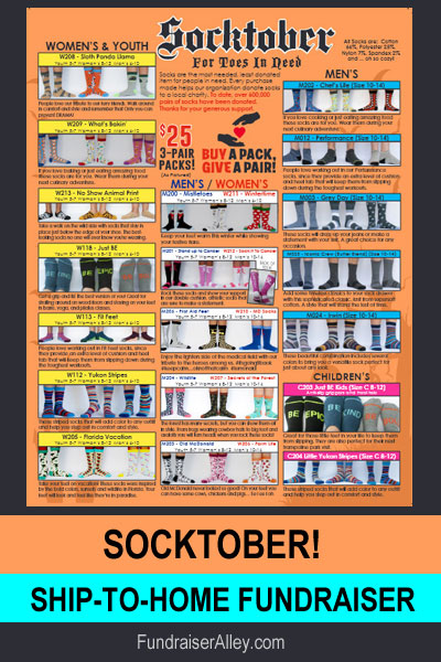 Socktober Ship-to-Home Socks Fundraiser