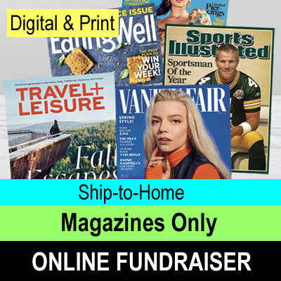 Magazines Only Online Fundraiser