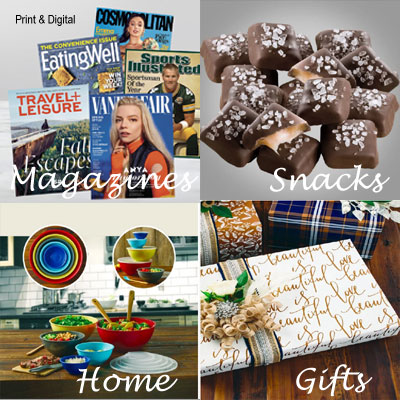 Magazines, Snacks, Home, and Gift Items Ship-to-Home Fundraiser