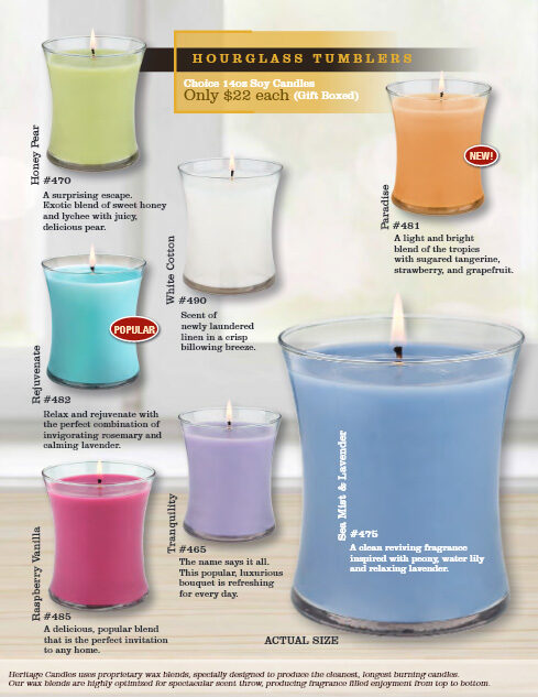 Heritage Candles Earth Collection Brochure, Pg 3