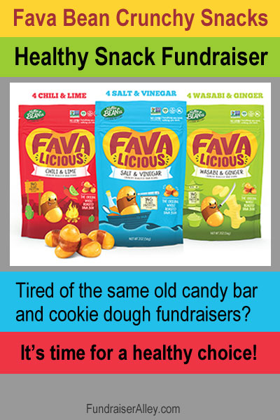 Fava Bean Crunchy Snacks, Healthy Snack Fundraiser