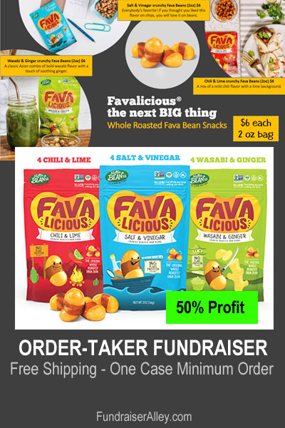 Fava Bean Snack Bags Order-Taker Fundraiser