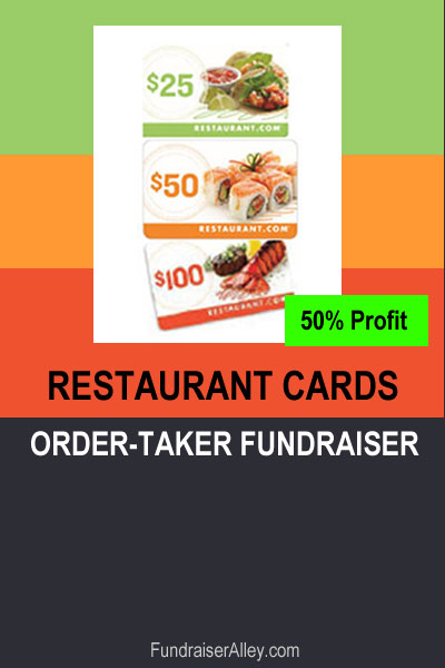 Restaurant Cards Order-Taker Fundraiser