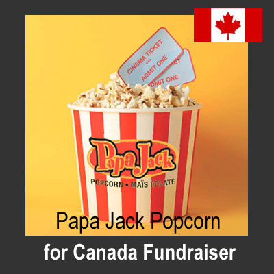 Papa Jack Popcorn for Canada Fundraiser