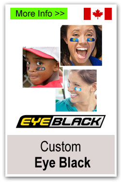 Canada Fundraiser Custom Eye Black