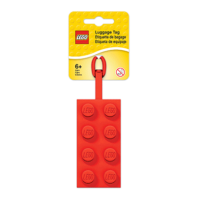LEGO Classic Red Brick Bag Tag for Fundraising