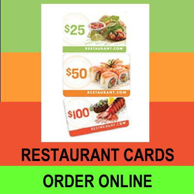 Order Restaurant Cards Online