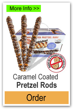 Order Caramel Coated Pretzel Rods