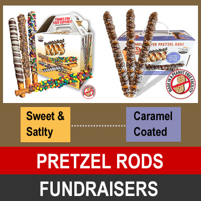 Pretzel Rods for Fundraising