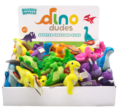 Dino Dudes Backpack Clips for Fundraising