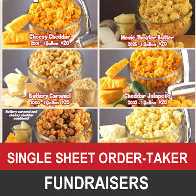 Single Sheet Order-Taker Fundraisers